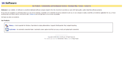 Desktop Screenshot of 16software.com